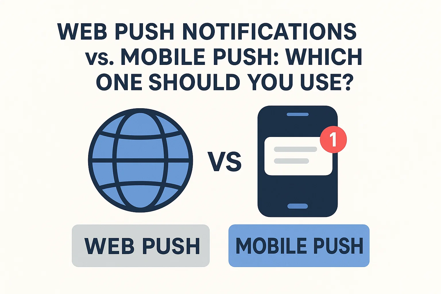 Web Push Notifications vs. Mobile Push: Which One Should You Use?